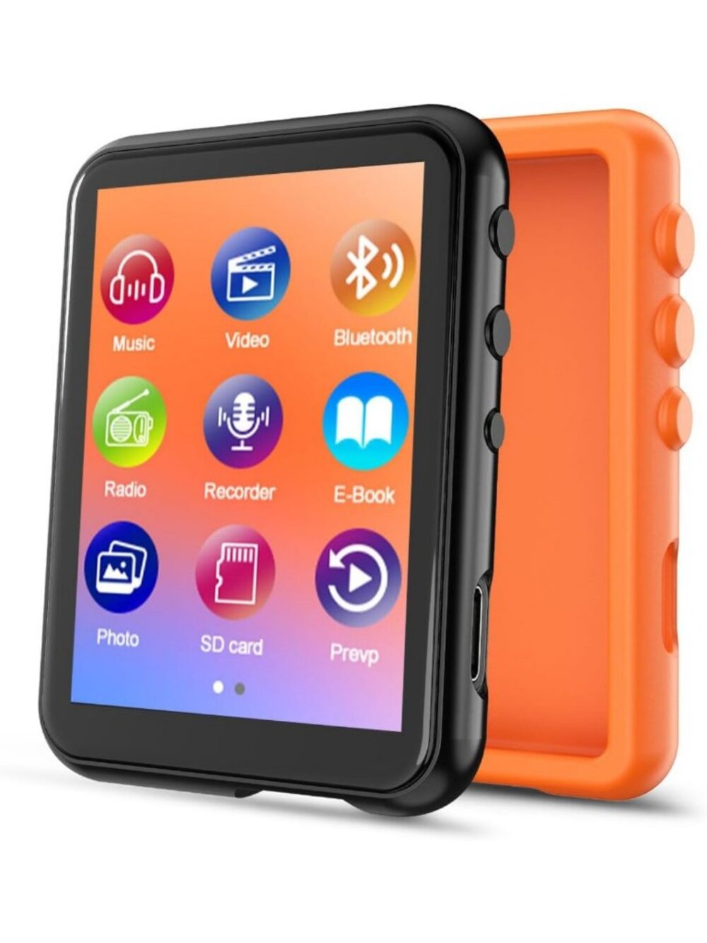 Bluetooth MP3 Player 32GB, Touchscreen, FM Radio, Voice Recorder, HiFi Sound
